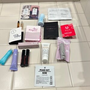 Salvatore Ferragamo Fragrance and Skincare Sets samples various